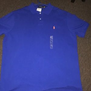 RALPH LAUREN Blue tee shirt (Brand New)